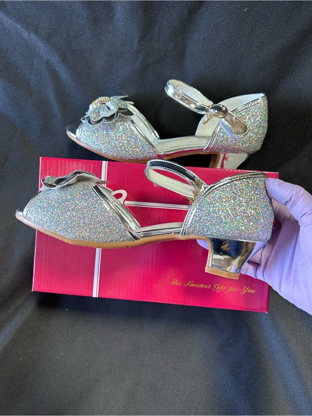 N/A sparkling silver
